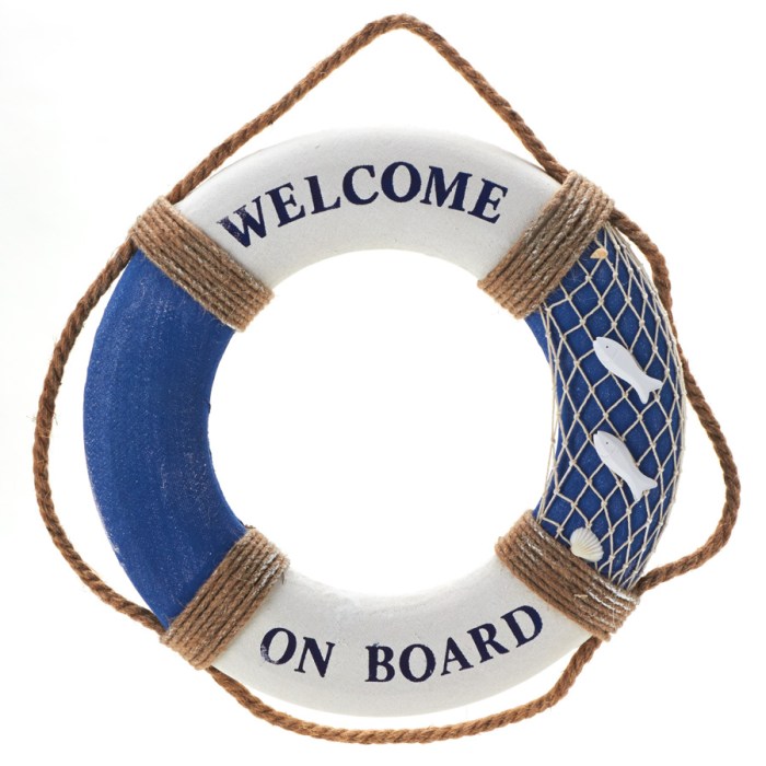 How to make a life preserver decoration