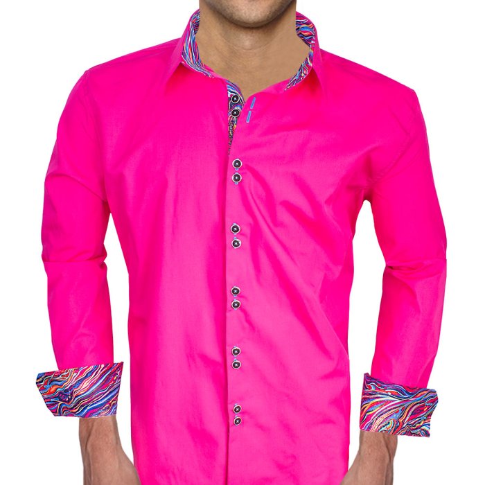 Men's pink dress shirts