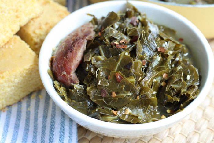 How to cook southern style collard crock pot