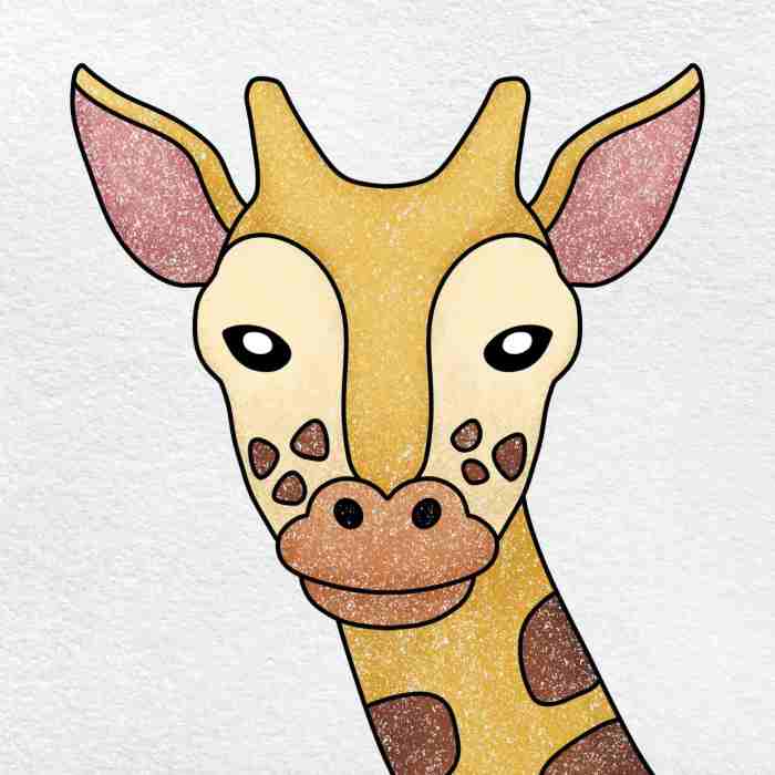 How to make giraffe decoration big