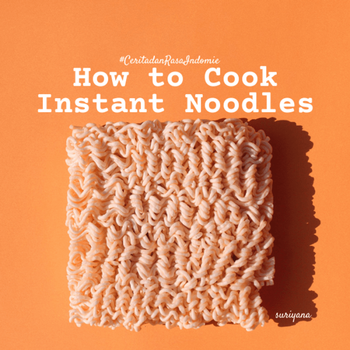 How to cook oriental style instant noodles